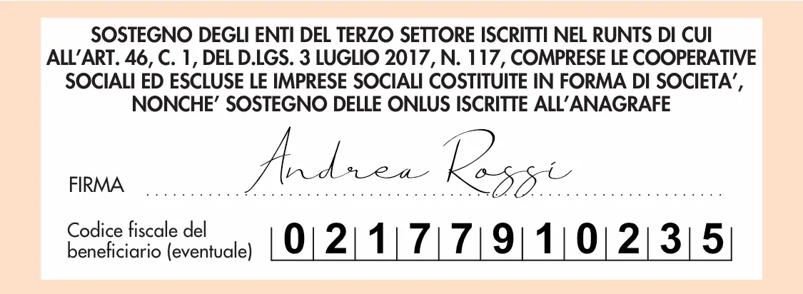 Come compilare per destinare il 5 per mille
